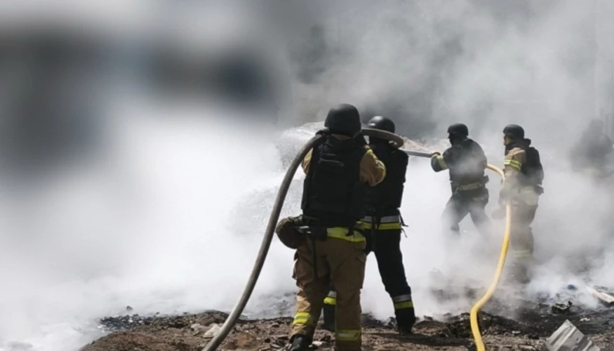Пожежа на підприємстві харчової промисловості у Павлограді після удару 23 липня 2026 року