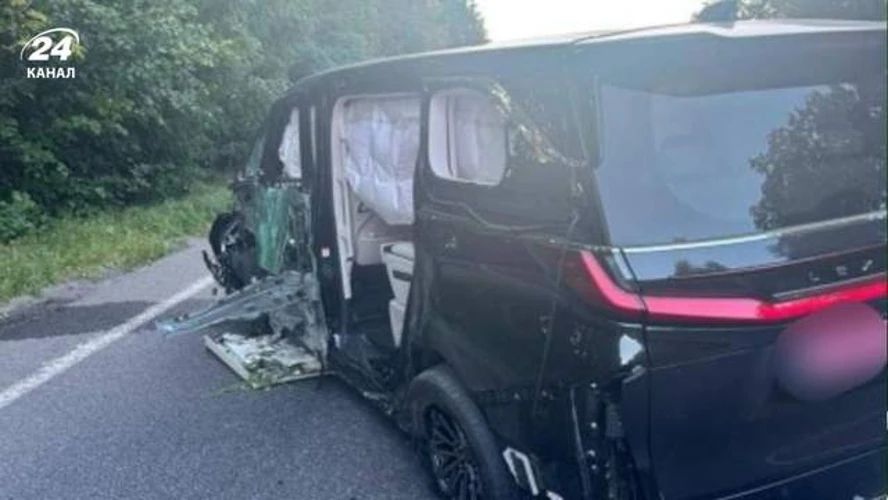 Місце аварії за участі трьох автомобілів у Вінницькому районі