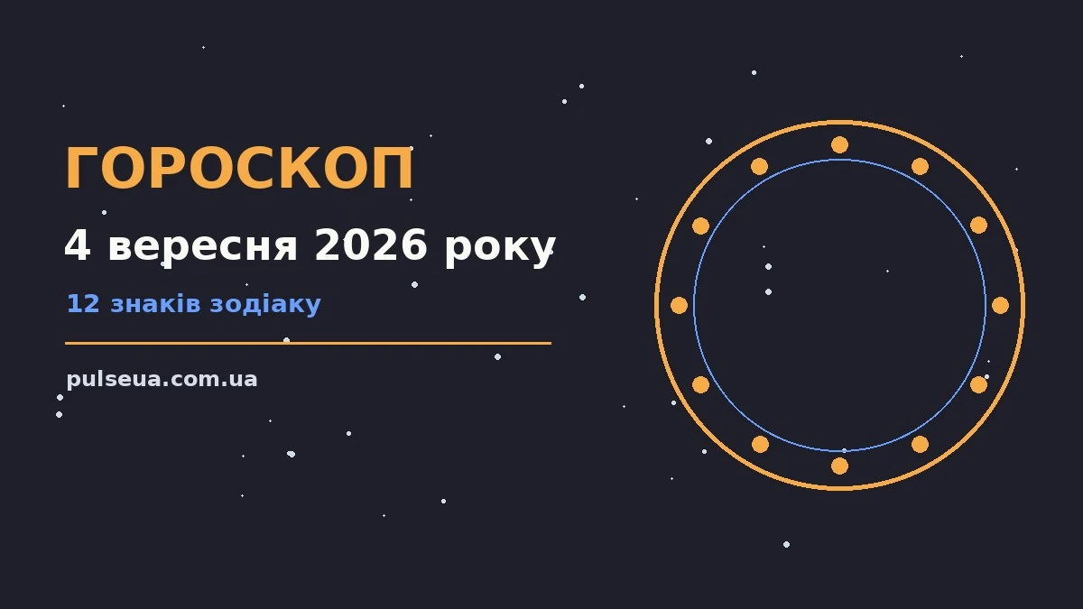 Гороскоп на 4 вересня 2026 року: корисний прогноз на день для грошей і кохання
