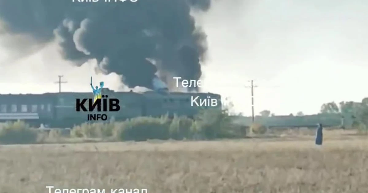 Пасажирський поїзд №122 Київ — Миколаїв після російського удару