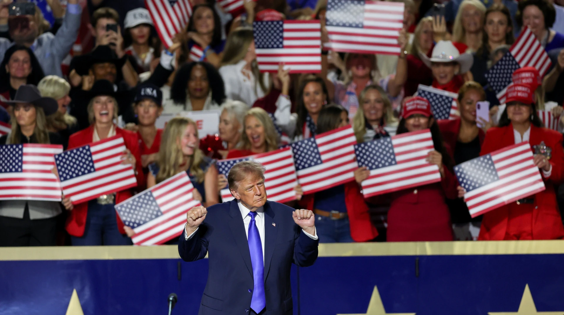 Трамп виступає на з'їзді Республіканської партії в Далласі, штат Техас
