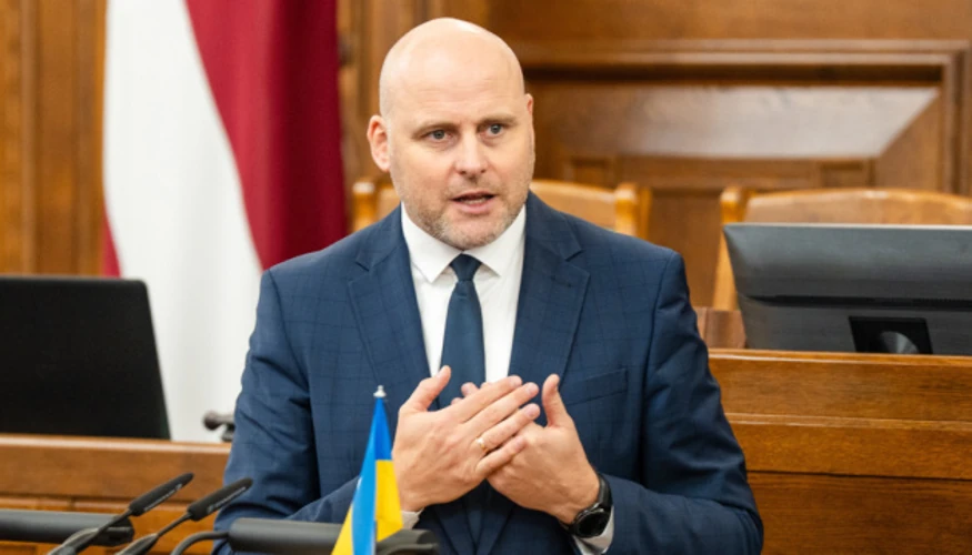 Андріс Кулбергс, лідер «Об'єднаного списку» та прем'єр-міністр Латвії