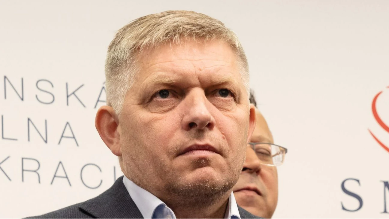Прем'єр-міністр Словаччини Роберт Фіцо на саміті ЄС у Брюсселі